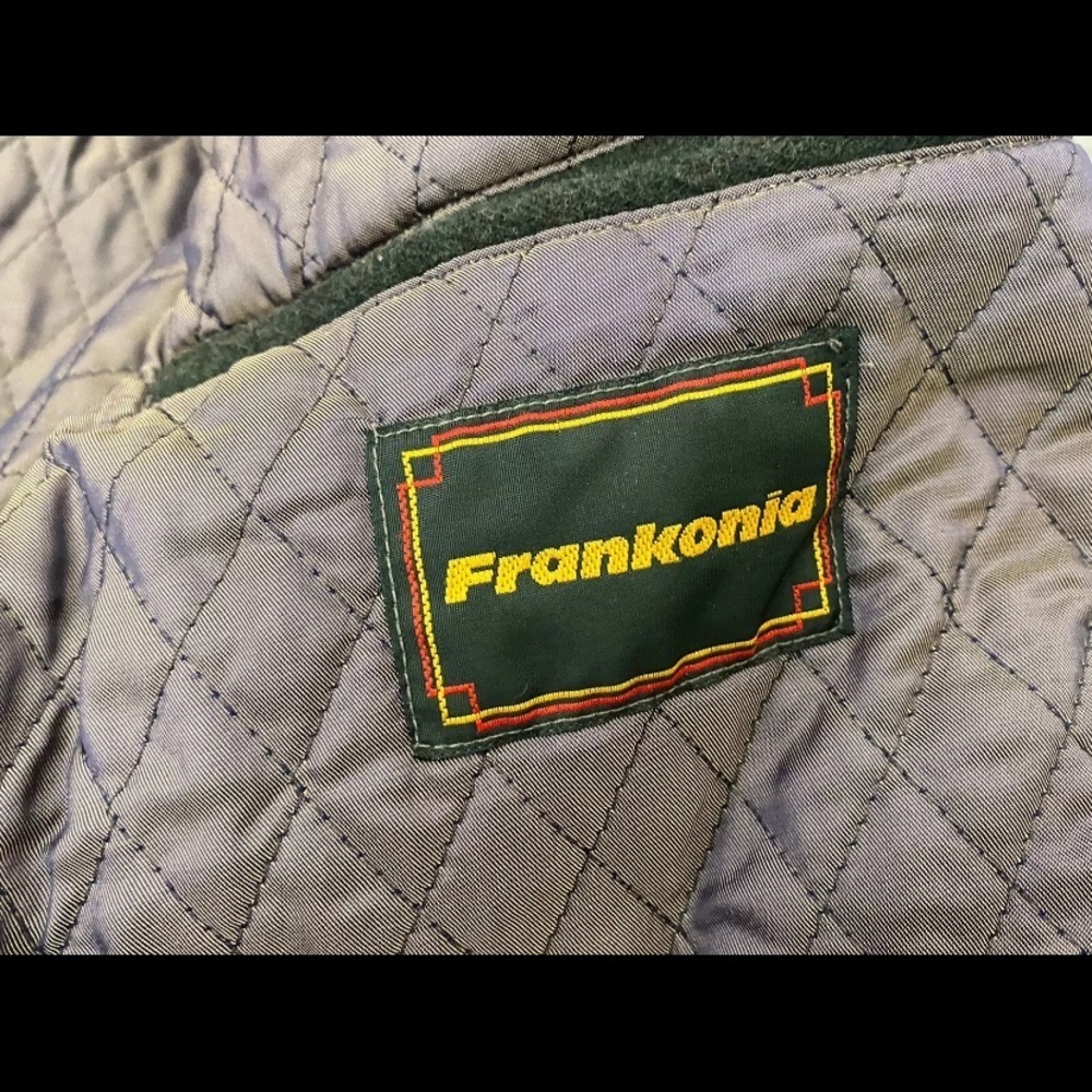 Vintage Men’s 50 Frankonia JAGD GERMAN Austria Green Wool Zip Button The… - Picture 6 of 10